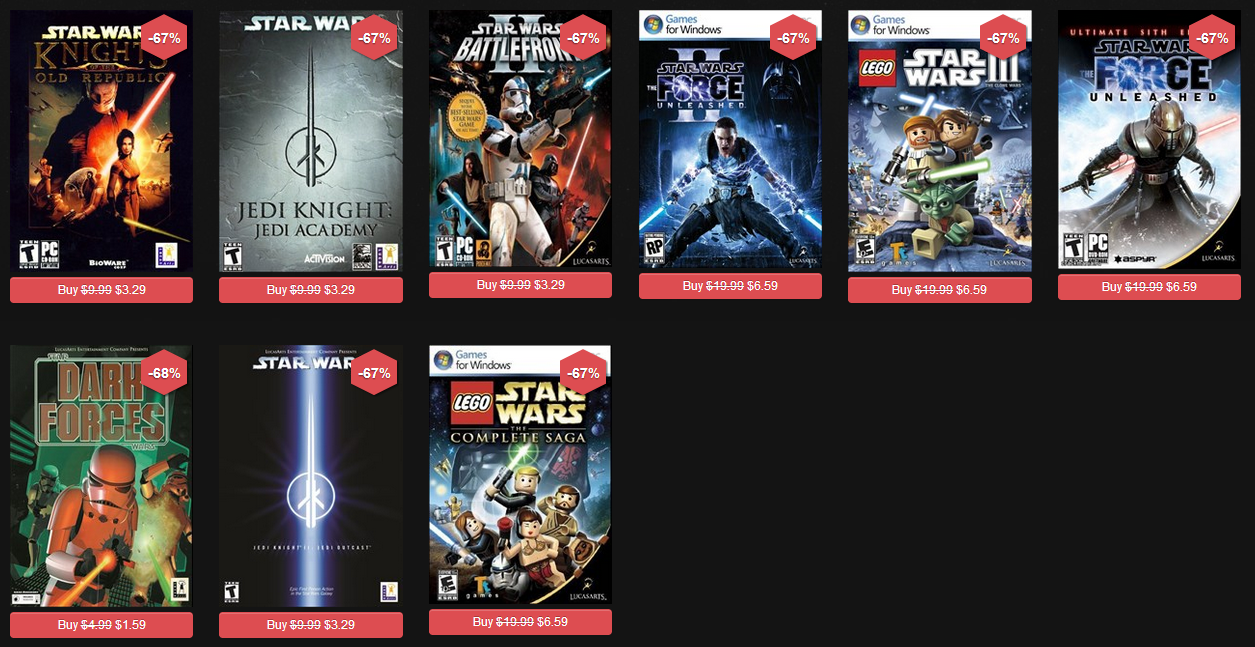All Star Wars Pc Games