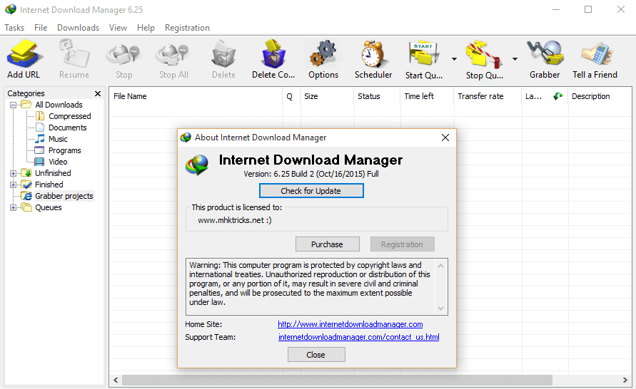 download internet manager serial number free windows 10